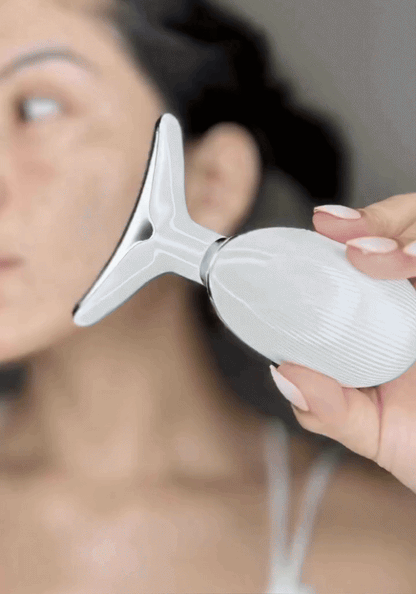 Neck & Face Lifting Beauty Device – EMS Microcurrent, Heat & LED Therapy