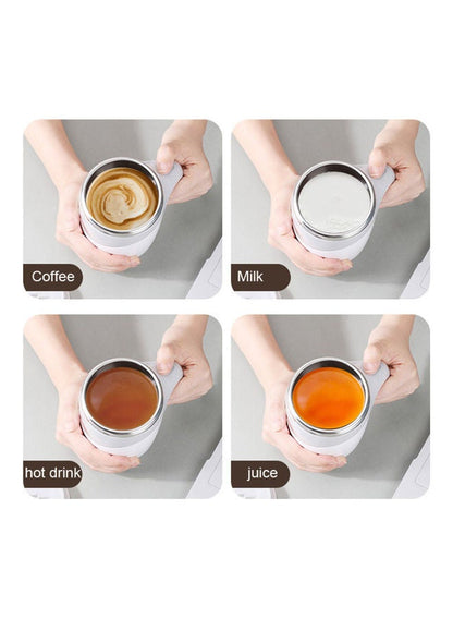 Automatic Self-Stirring Mug – Magnetic Mixing Cup with Lid